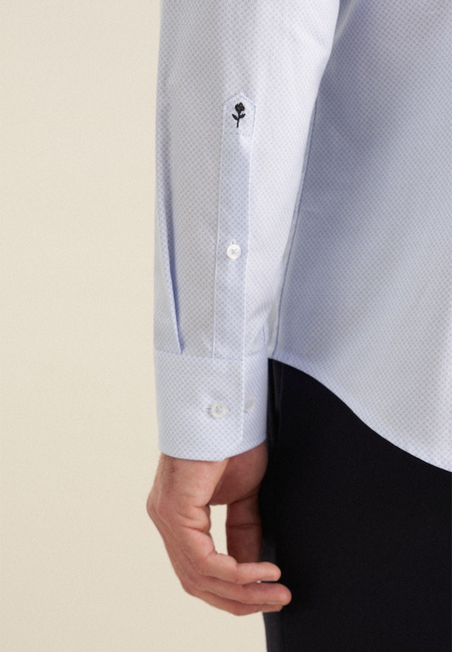 Chemise Business X-Slim Twill (sergé) Col Kent in Bleu Clair |  Seidensticker Onlineshop