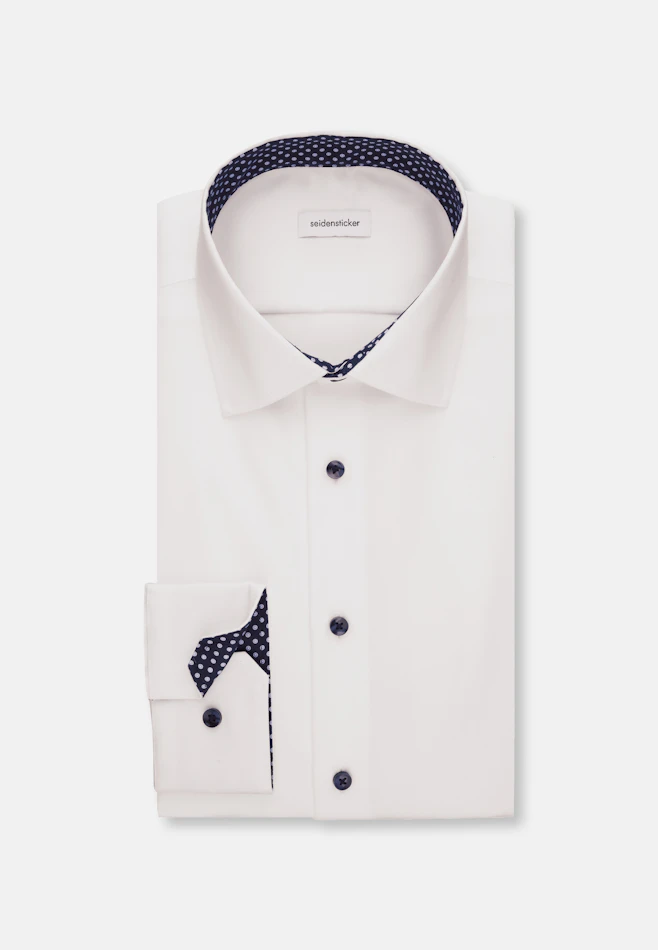 X-Slim Chemise d'affaires Uni dans Blanc | Boutique en ligne Seidensticker