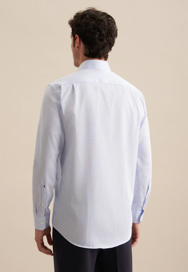 Regular Business shirt Stripes in Light Blue |  Seidensticker Onlineshop
