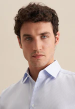 Regular Business shirt Stripes in Light Blue |  Seidensticker Onlineshop