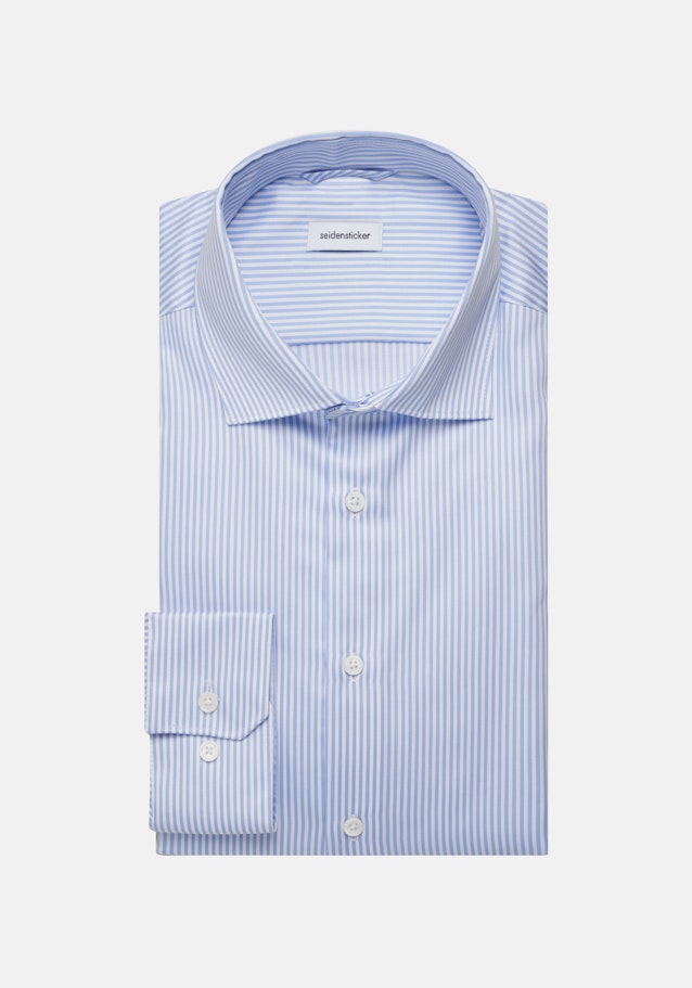 Regular Chemise d'affaires Rayures in Bleu Moyen | Seidensticker Onlineshop