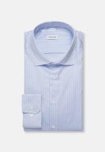 Regular Business Hemd Gestreift in Mittelblau |  Seidensticker Onlineshop