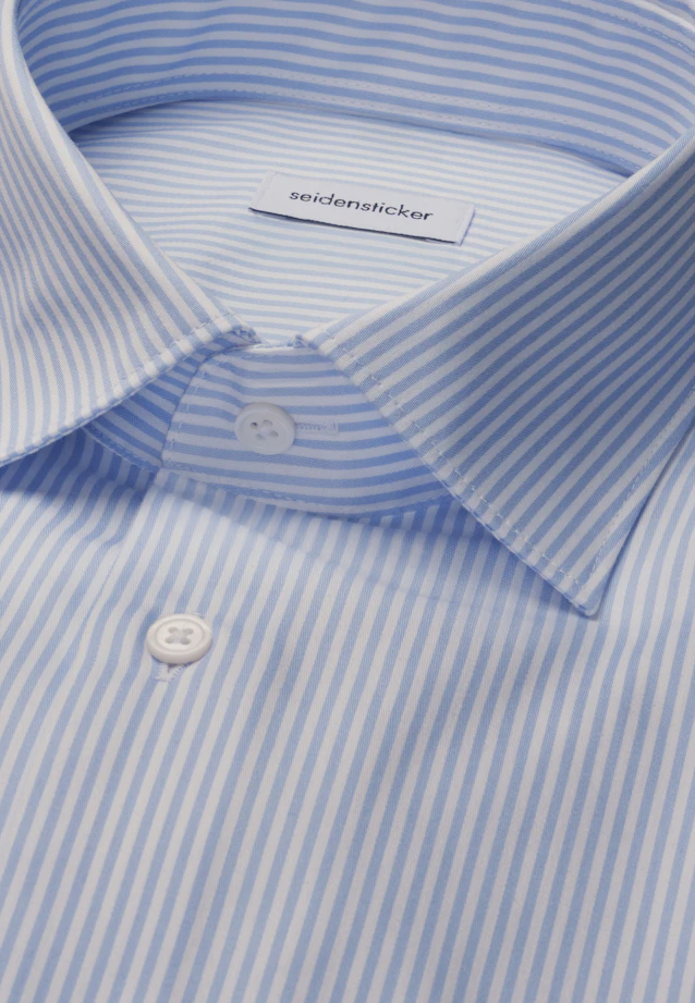 Regular Business shirt Stripes in Light Blue |  Seidensticker Onlineshop