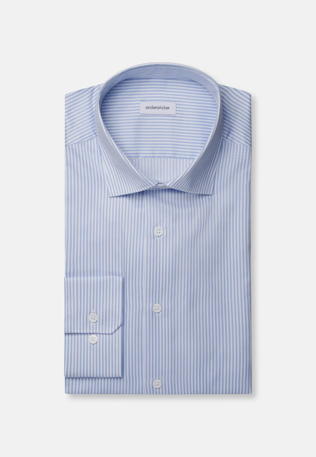 Regular Business shirt Stripes in Light Blue |  Seidensticker Onlineshop