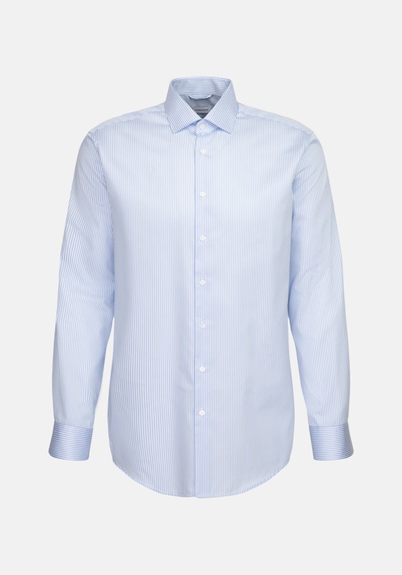 Regular Chemise d'affaires Rayures in Bleu Moyen | Seidensticker Onlineshop