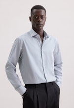 Regular Business Hemd Gestreift in Grün |  Seidensticker Onlineshop