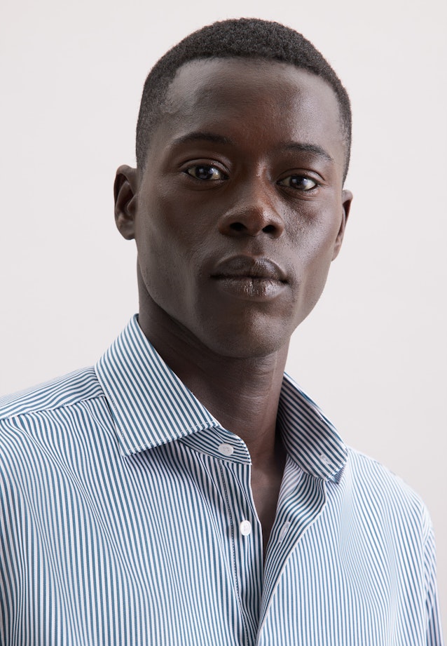 Regular Business Hemd Gestreift in Grün |  Seidensticker Onlineshop