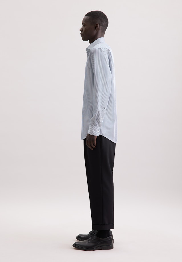 Regular Business Hemd Gestreift in Grün |  Seidensticker Onlineshop