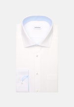 Non-iron Structure Business Shirt in Regular with Kent-Collar in White |  Seidensticker Onlineshop