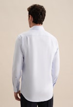 Regular Business shirt Small pattern in Light Blue |  Seidensticker Onlineshop