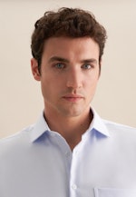 Regular Business shirt Small pattern in Light Blue |  Seidensticker Onlineshop