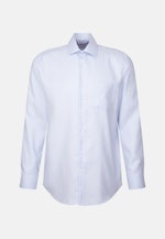 Non-iron Structure Business Shirt in Regular with Kent-Collar in Light Blue |  Seidensticker Onlineshop