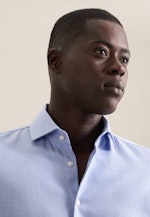 Slim Business shirt Check in Light Blue |  Seidensticker Onlineshop