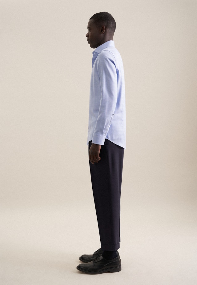 Slim Business shirt Check in Light Blue |  Seidensticker Onlineshop