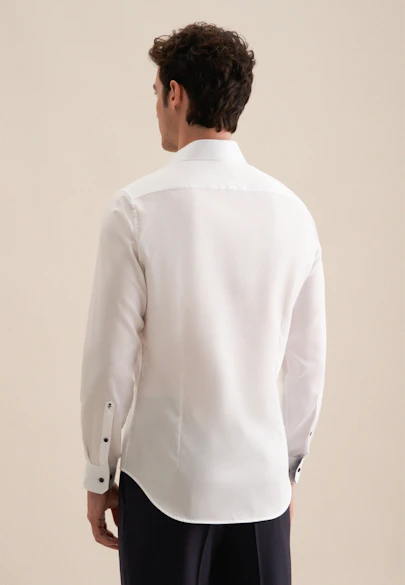 Slim Business Hemd Uni in Weiß |  Seidensticker Onlineshop
