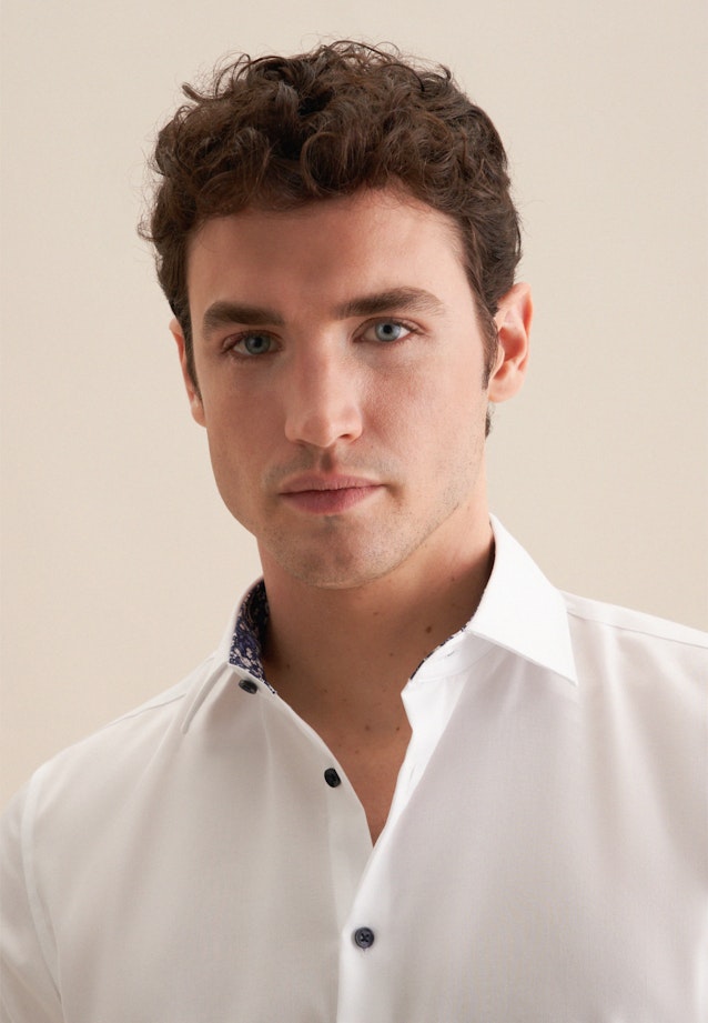 Slim Business shirt Uni in White |  Seidensticker Onlineshop