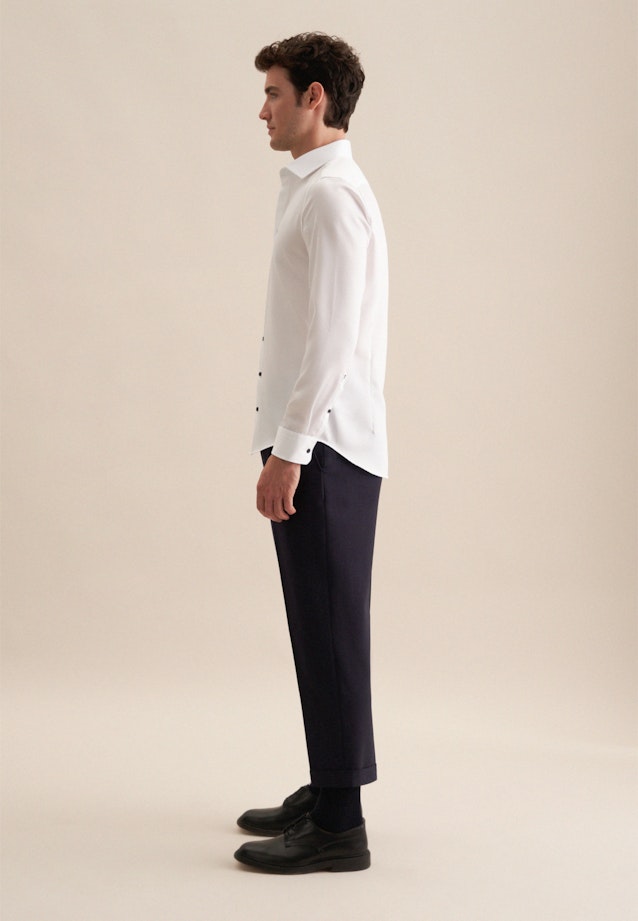 Slim Business shirt Uni in White |  Seidensticker Onlineshop