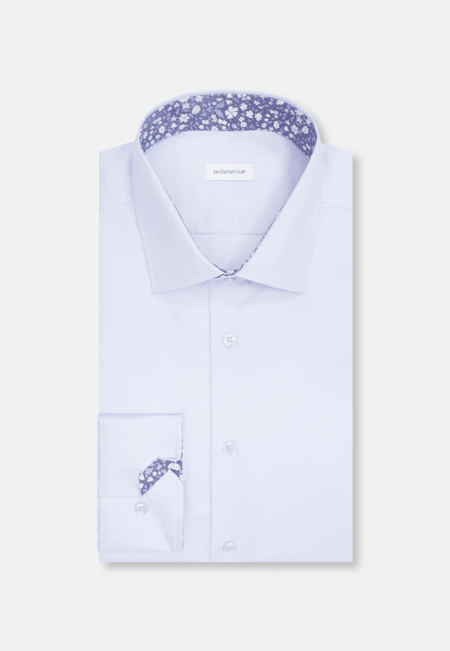Slim Chemise d'affaires Uni dans Bleu Clair | Boutique en ligne Seidensticker