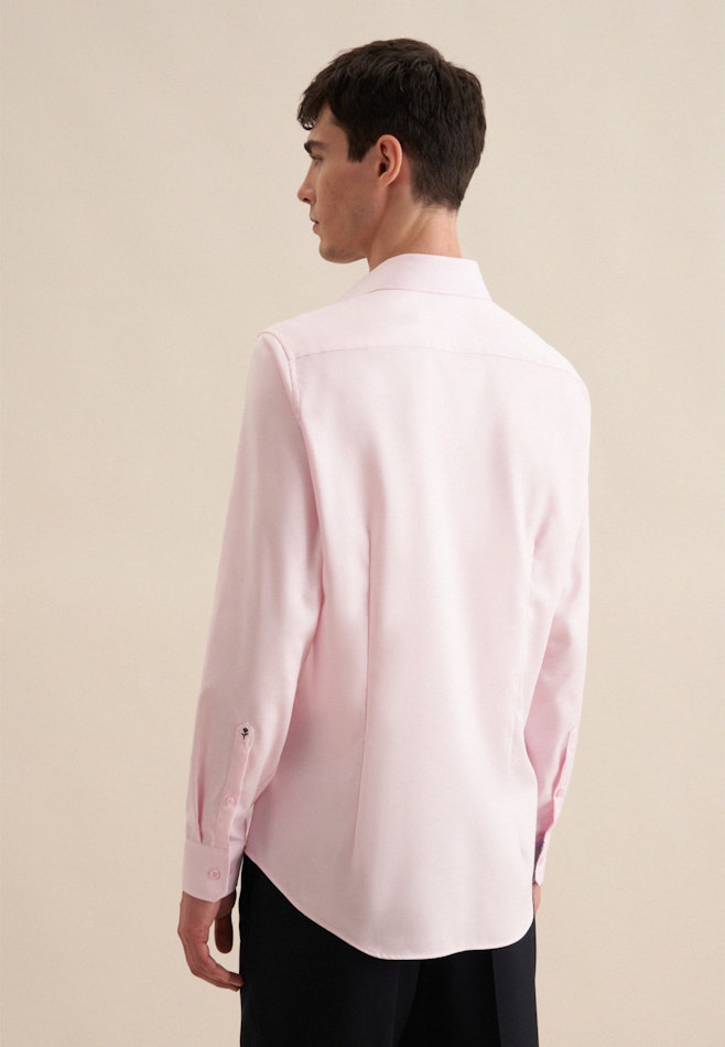 Shaped Business Hemd Uni in Rosa/Pink | Seidensticker Onlineshop