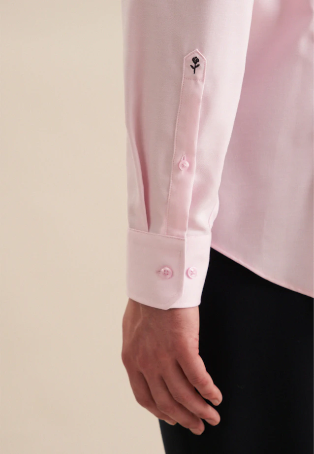 Shaped Business Hemd Uni in Rosa/Pink |  Seidensticker Onlineshop