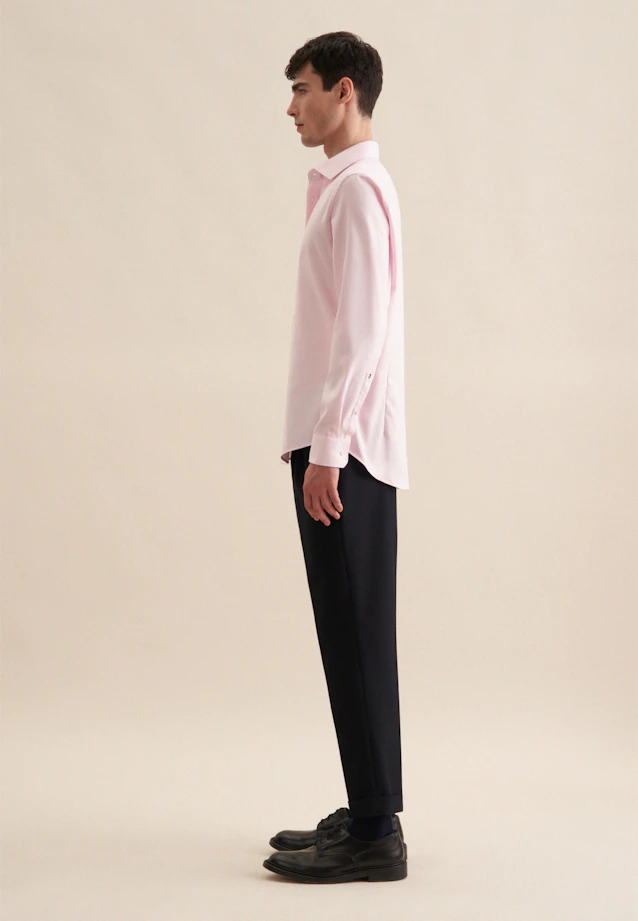 Shaped Business Hemd Uni in Rosa/Pink |  Seidensticker Onlineshop