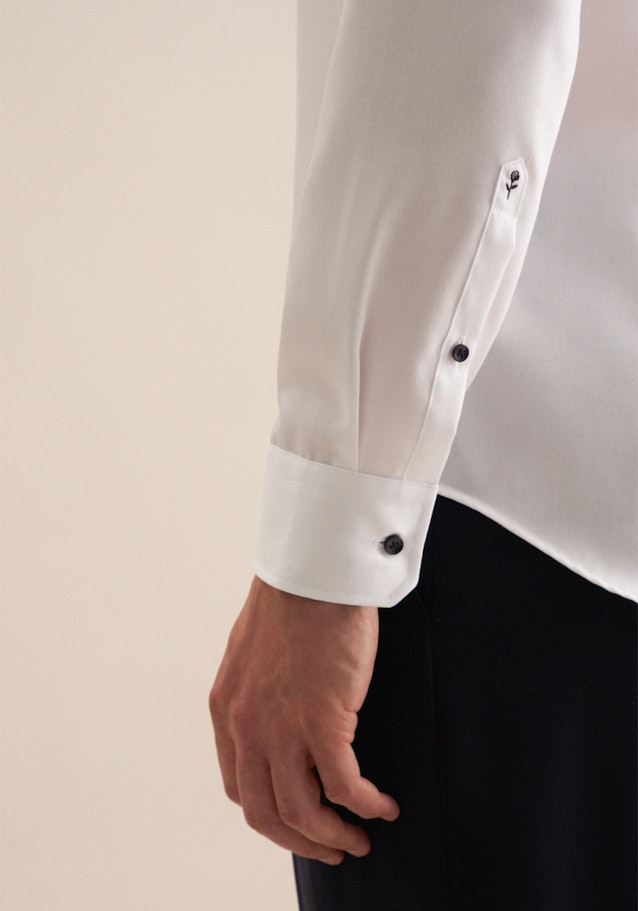 Shaped Business Hemd Uni in Weiß | Seidensticker Onlineshop