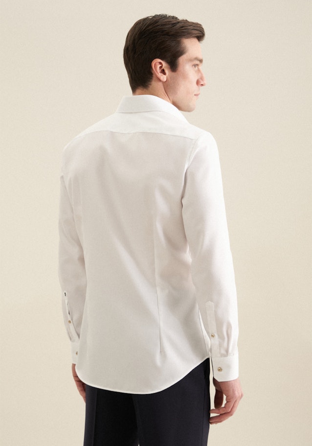 Shaped Business Hemd Uni in Weiß | Seidensticker Onlineshop