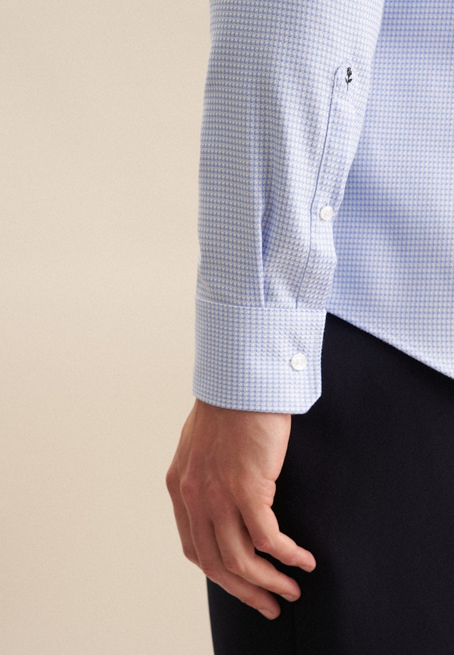 Slim Chemise d'affaires Structure in Bleu Clair |  Seidensticker Onlineshop