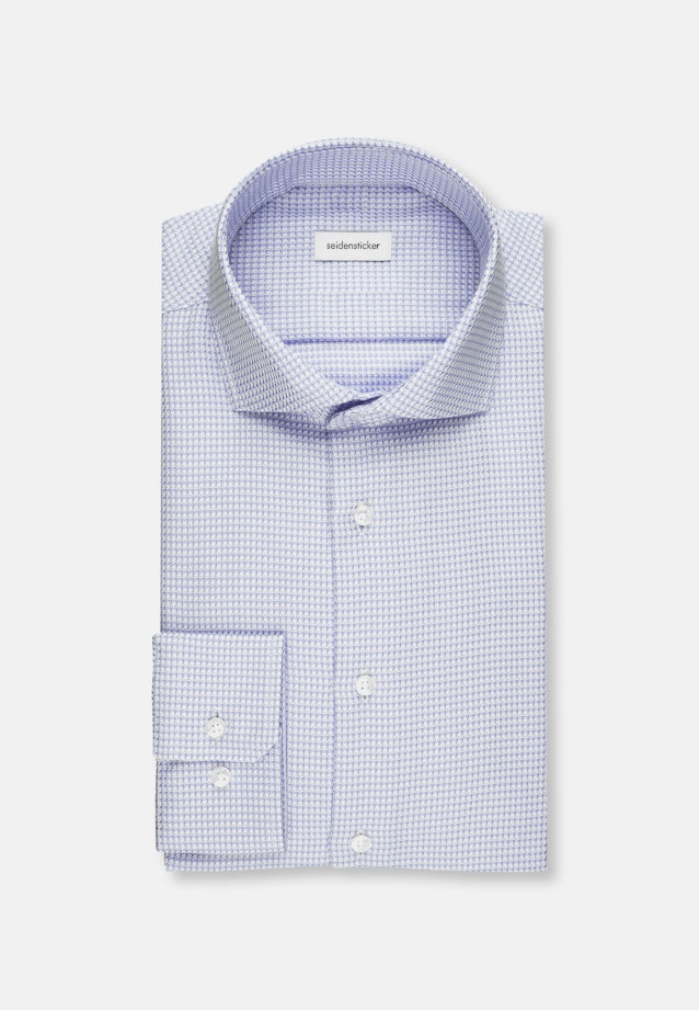 Slim Business Hemd Struktur in Hellblau |  Seidensticker Onlineshop