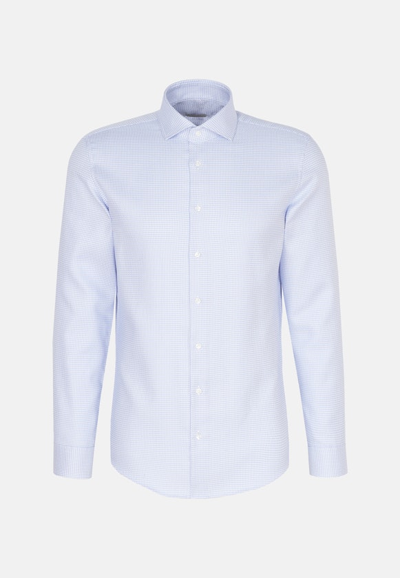 Slim Business Hemd Struktur in Hellblau |  Seidensticker Onlineshop