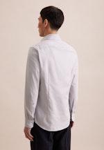 Slim Business shirt Structure in Grey |  Seidensticker Onlineshop