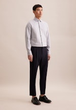 Slim Business shirt Structure in Grey |  Seidensticker Onlineshop