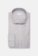 Slim Business Hemd Struktur in Grau |  Seidensticker Onlineshop