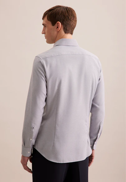 Slim Business Hemd Struktur in Braun | Seidensticker Onlineshop