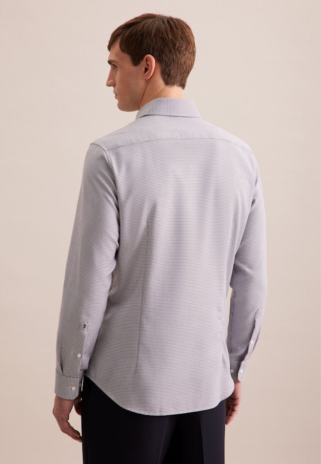 Slim Business Hemd Struktur in Braun | Seidensticker Onlineshop