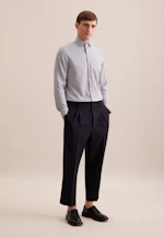 Slim Business Hemd Struktur in Braun |  Seidensticker Onlineshop