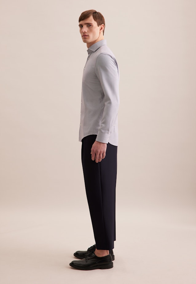 Slim Business Hemd Struktur in Braun |  Seidensticker Onlineshop