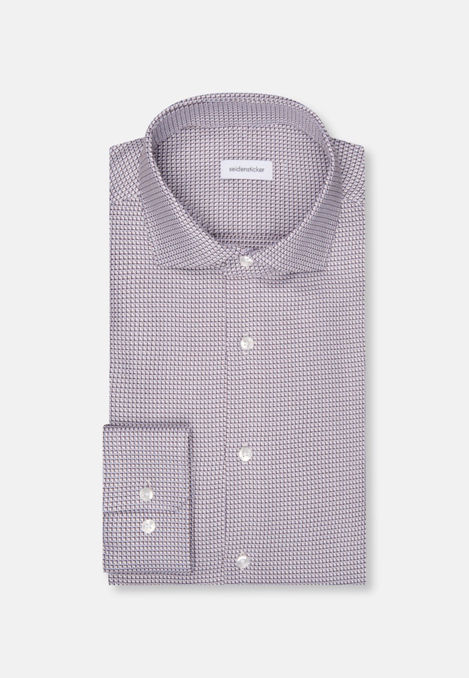 Slim Business Hemd Struktur in Braun | Seidensticker Onlineshop