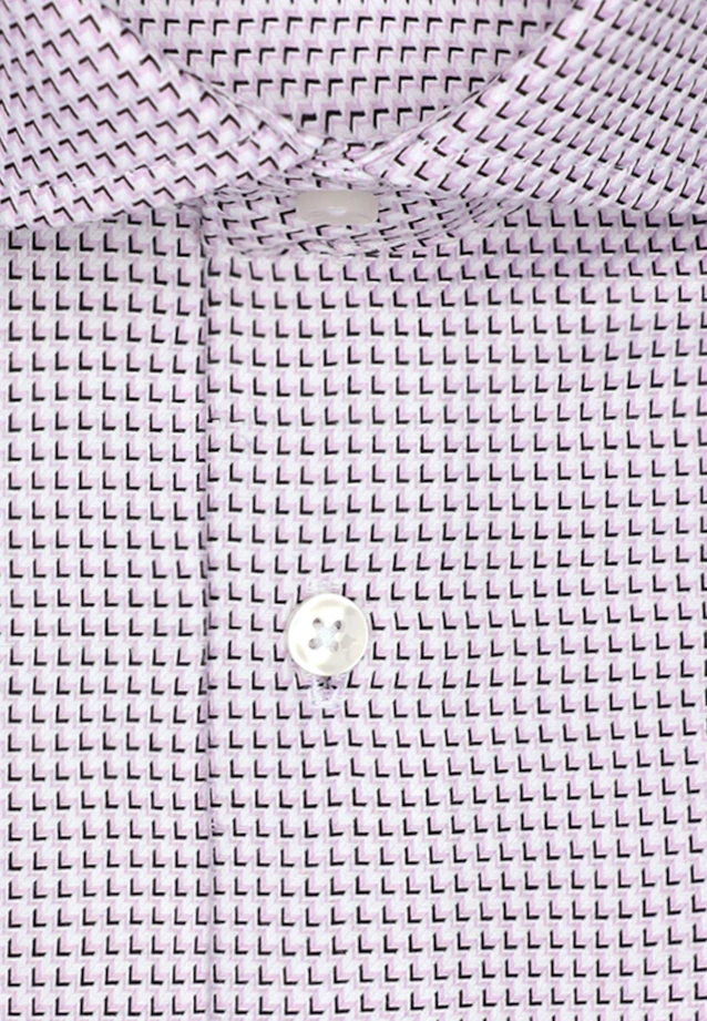 Slim Business Hemd Struktur in Lila |  Seidensticker Onlineshop