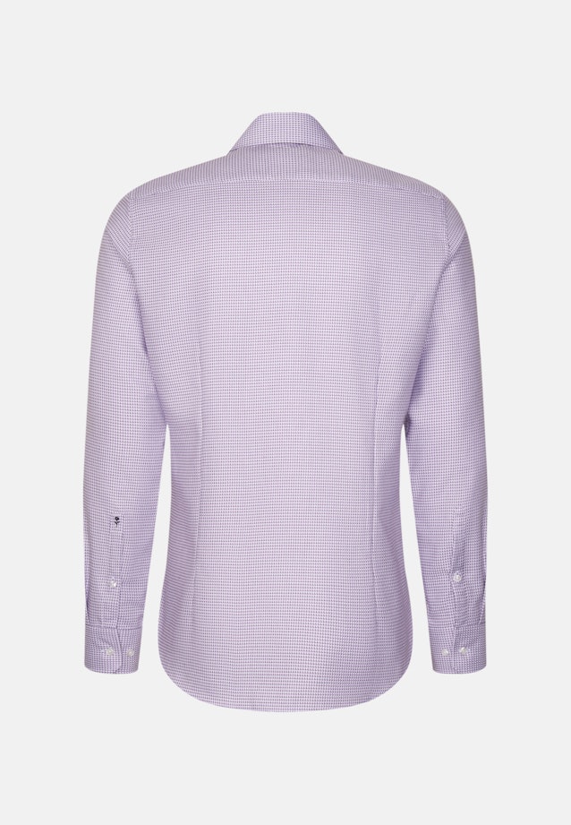 Slim Business shirt Structure in Purple |  Seidensticker Onlineshop