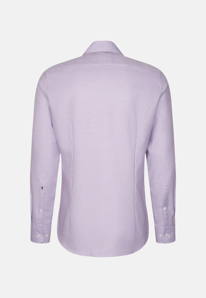 Slim Business shirt Structure in Purple | Seidensticker online shop