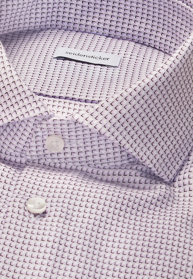 Slim Business shirt Structure in Purple |  Seidensticker Onlineshop