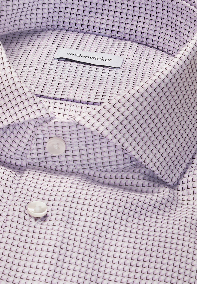Slim Business shirt Structure in Purple | Seidensticker online shop