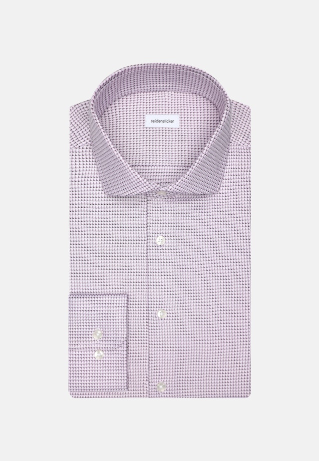 Slim Business shirt Structure in Purple |  Seidensticker Onlineshop