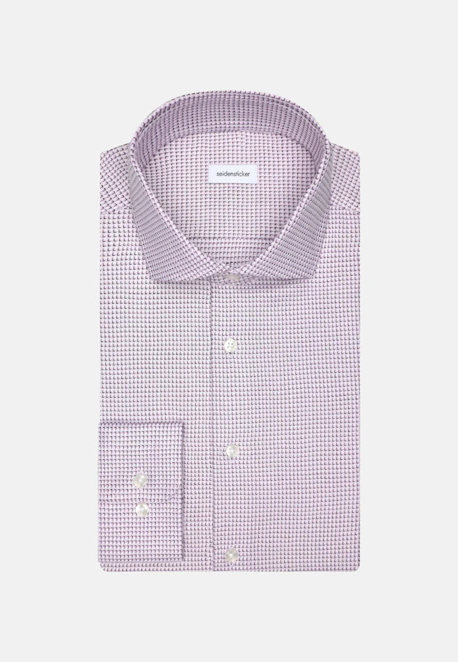 Slim Business shirt Structure in Purple | Seidensticker online shop