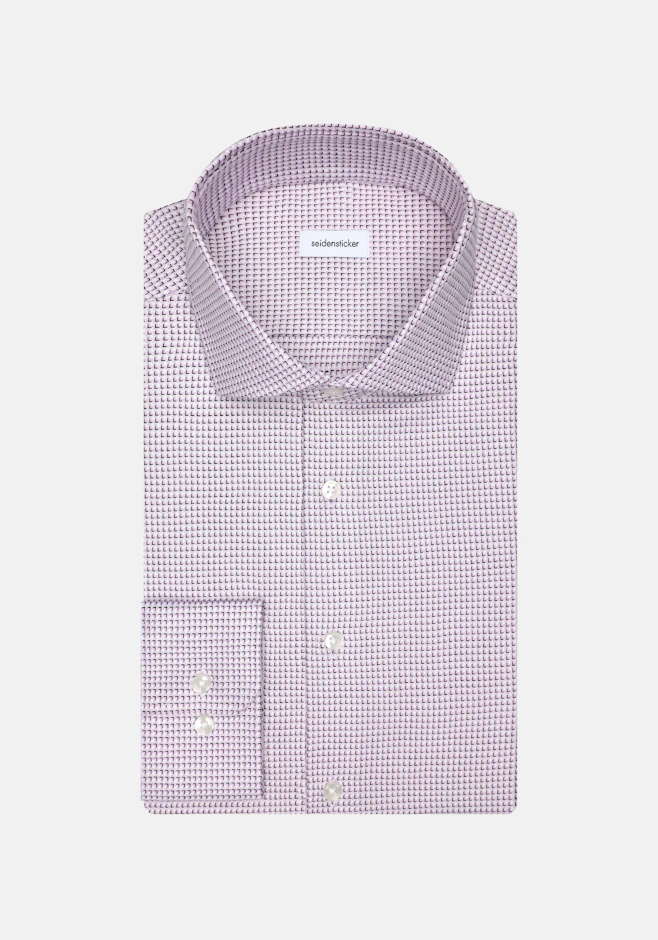 Slim Chemise d'affaires Structure dans Lilas | Boutique en ligne Seidensticker