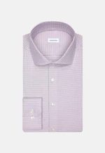 Slim Business Hemd Struktur in Lila |  Seidensticker Onlineshop