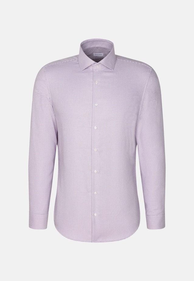 Slim Business shirt Structure in Purple |  Seidensticker Onlineshop