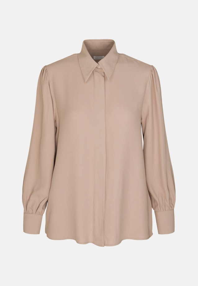 Kragen Hemdbluse Regular in Beige |  Seidensticker Onlineshop