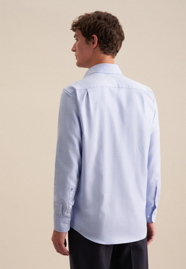 Regular Business Hemd Karo in Hellblau |  Seidensticker Onlineshop